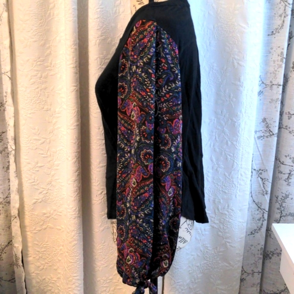 Anthropologie Akemi +Kim Maybelle tied sleeve top - Picture 4 of 7